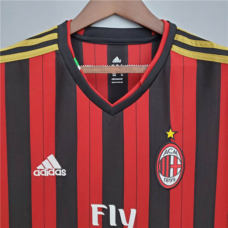 AC Milan 13/14 Retro Home Football Shirt Soccer Jersey - Click Image to Close